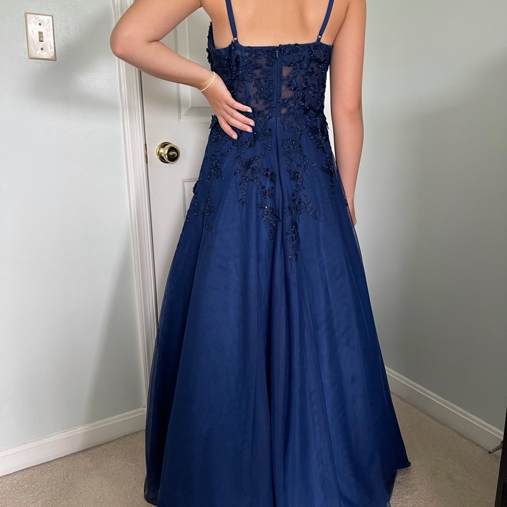Xscape Chiffon Ballgown - Picture 5 of 12